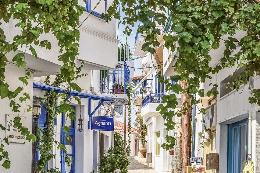 爽やかな街並み